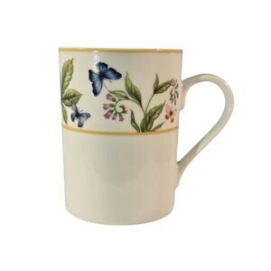 Lot of 3 Gorham Butterfly Menagerie Porcelain Mugs Cups